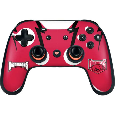 University of Arkansas-Fayetteville Razorbacks Google Stadia Controller Skin